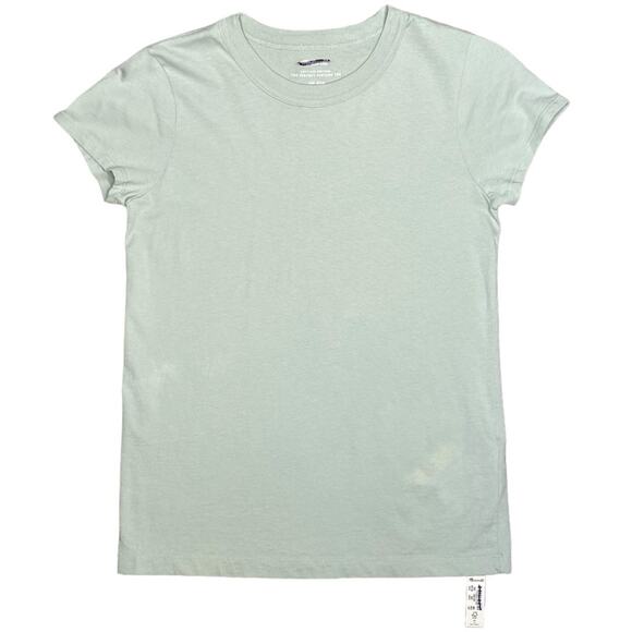 Madewell Perfect Vintage Tee Womens XXS Mint Cotton Jersey Classic Comfort NWT‎ - Picture 1 of 7
